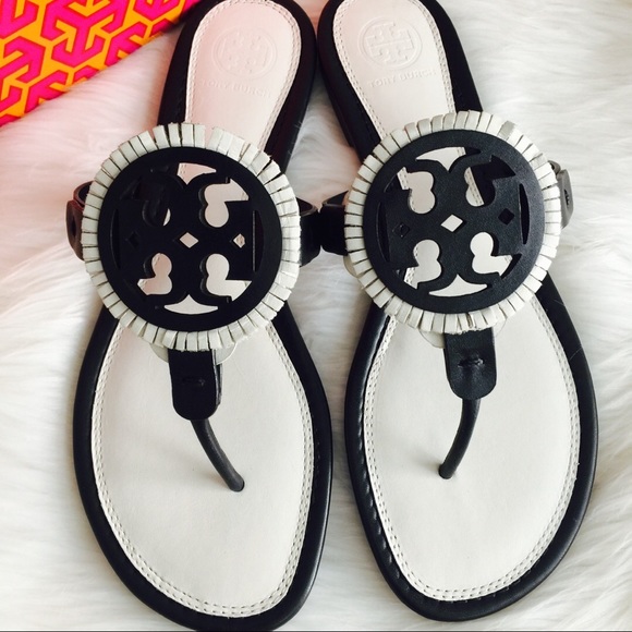 {Tory Burch} Miller Fringe Sandals - Picture 2 of 5